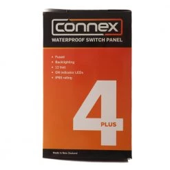 Connex 4 Way Plus Backlit Marine Switch Panel With USB Socket
