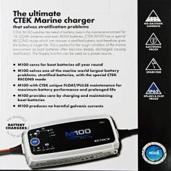 CTEK M100 12V 7A Marine Battery Charger 9 CTEK M100 12V 7A Marine Battery Charger -Connex sale shop 24144 2