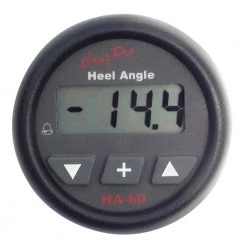 CruzPro HA-60 Digital Heel Angle Round Gauge With NMEA 0183 External Alarm Output
