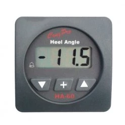 CruzPro HA-60 Digital Heel Angle Square Gauge With NMEA 0183 External Alarm Output